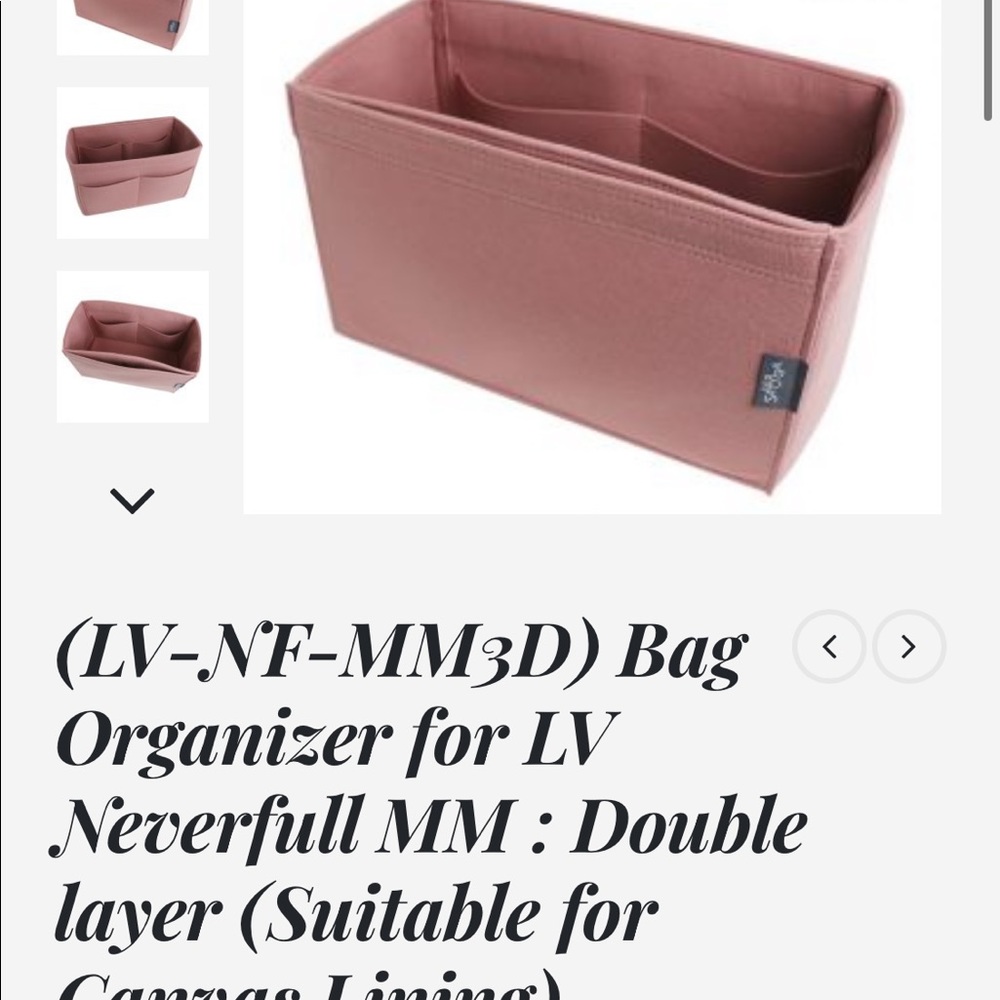 NFS๐ SAMORGA BAG ORGANIZER LV MM - Picture 16 of 16